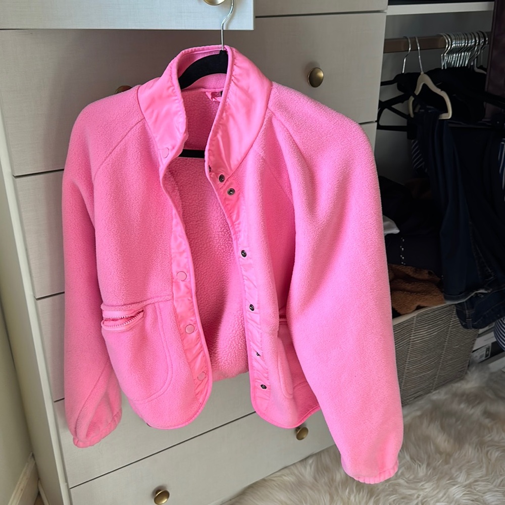 Hot pink fleece